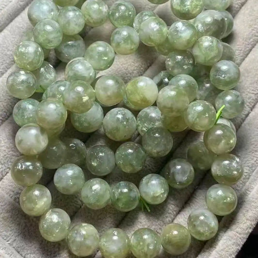 1bracelet big size green lepidolite chrome mica approx11-14mm