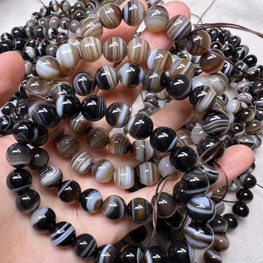 Guter Preis 3 Armbänder natürlicher 10mm Achat Großhandel