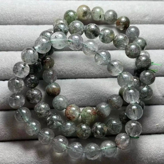 3 браслета распродажа (111) AKAC примерно 8 мм натуральные фантомные бусины для браслетов оптом