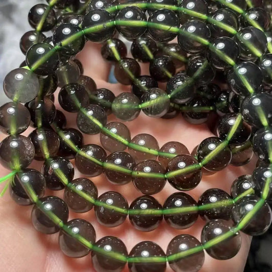 Бусины для браслета из индокинита, AKAC, приблизительно 10-10,8 мм, 100% натуральный камень высшего качества (A+).