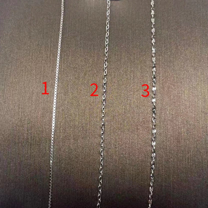 3가닥/세트 925 스털링 실버 목걸이