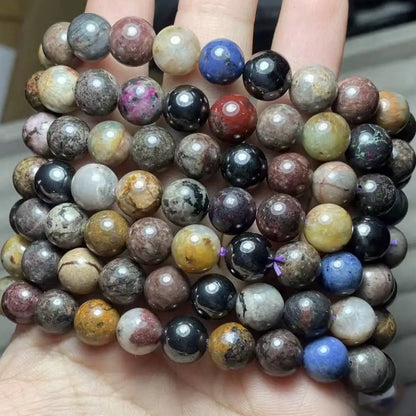 Примерно 9 мм, 20-21 бусина, натуральные редкие бусины из сугилита для браслета AKAC