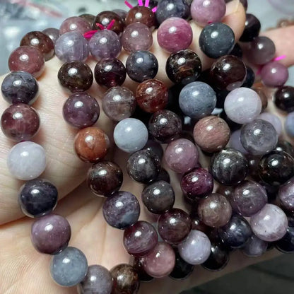 팔찌 2-3개, 약 6-9mm AKAC 100% 천연 컬러풀 스피넬 도매