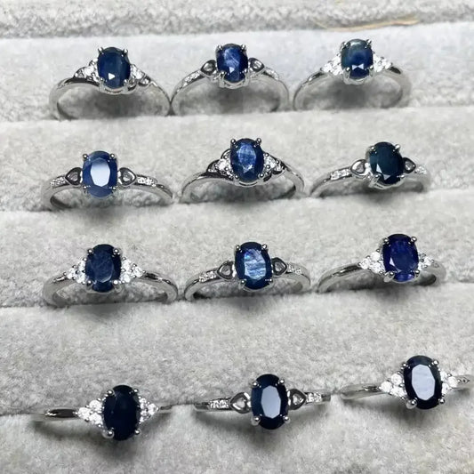 5-10 Stück Gemischter Produktlink Naturstein Saphir-Rosa Topas-Turmalin-Schwarzer Spinell-Rauchquarz-Weißquarz