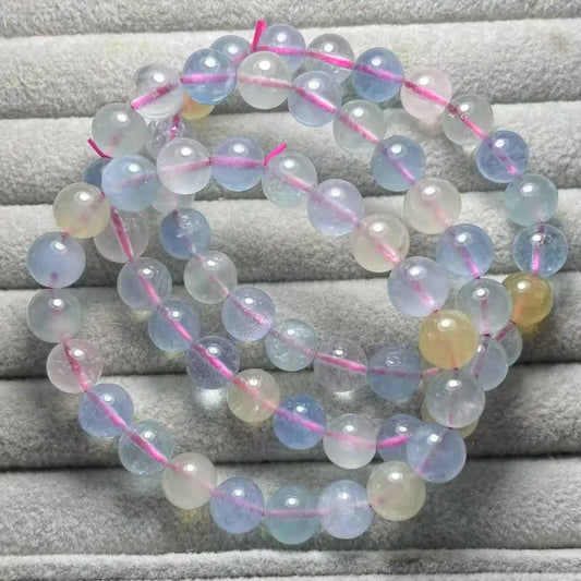 (110) 3bracelets  approx9mm natural A+  transparent beryl  bracelet beads for diy making jewelry